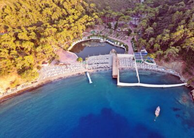 Bayanlar Plajı mavi deniz