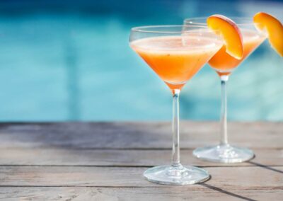 alkolsüz şeftali kokteyli