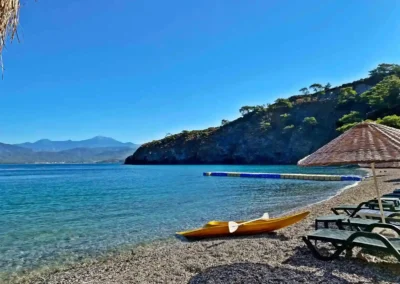 Fethiye bayanlar plajı kano