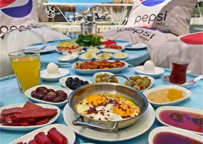 Fethiye bayanlar plajı kahvaltı