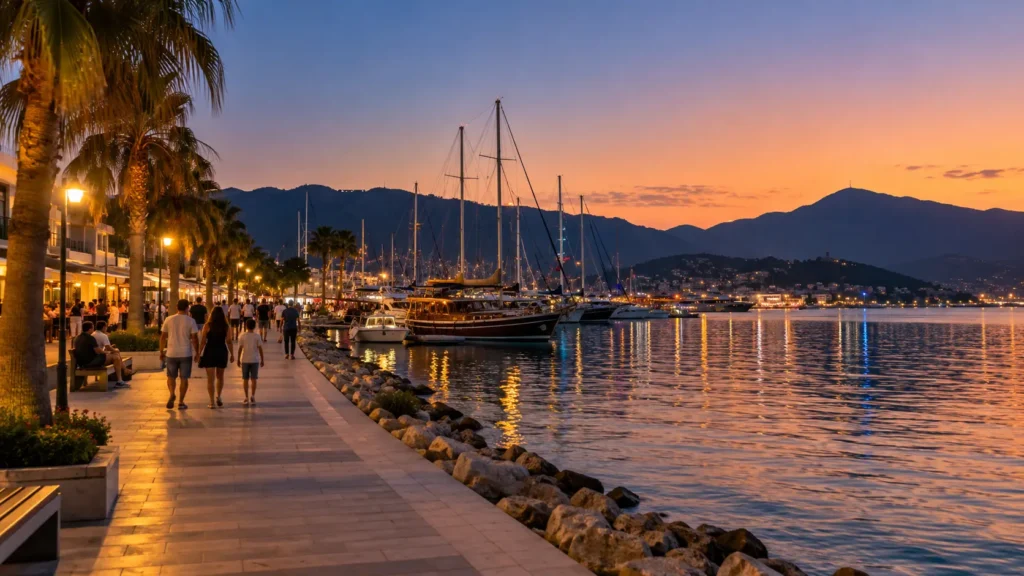 Fethiye Kordon ve Marina: Deniz Kenarında Akşam Yürüyüşü